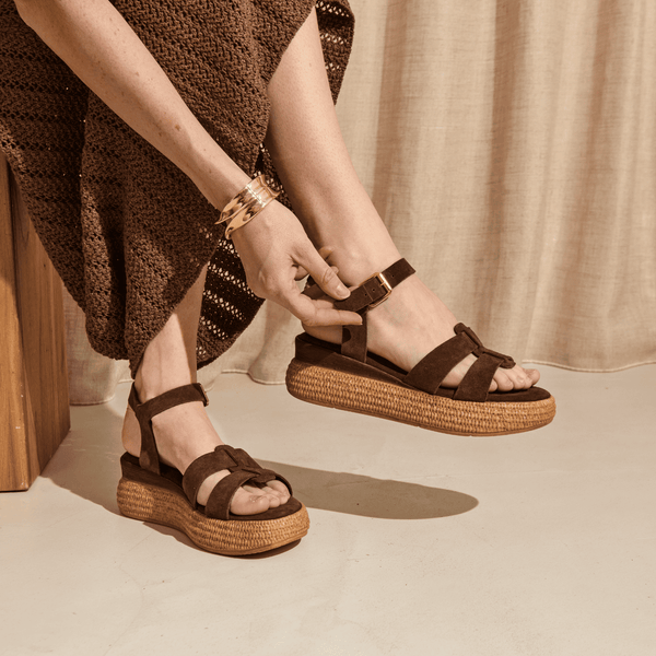 REQINS YSEULT - CACAO - LIMITED EDITION SANDAL
